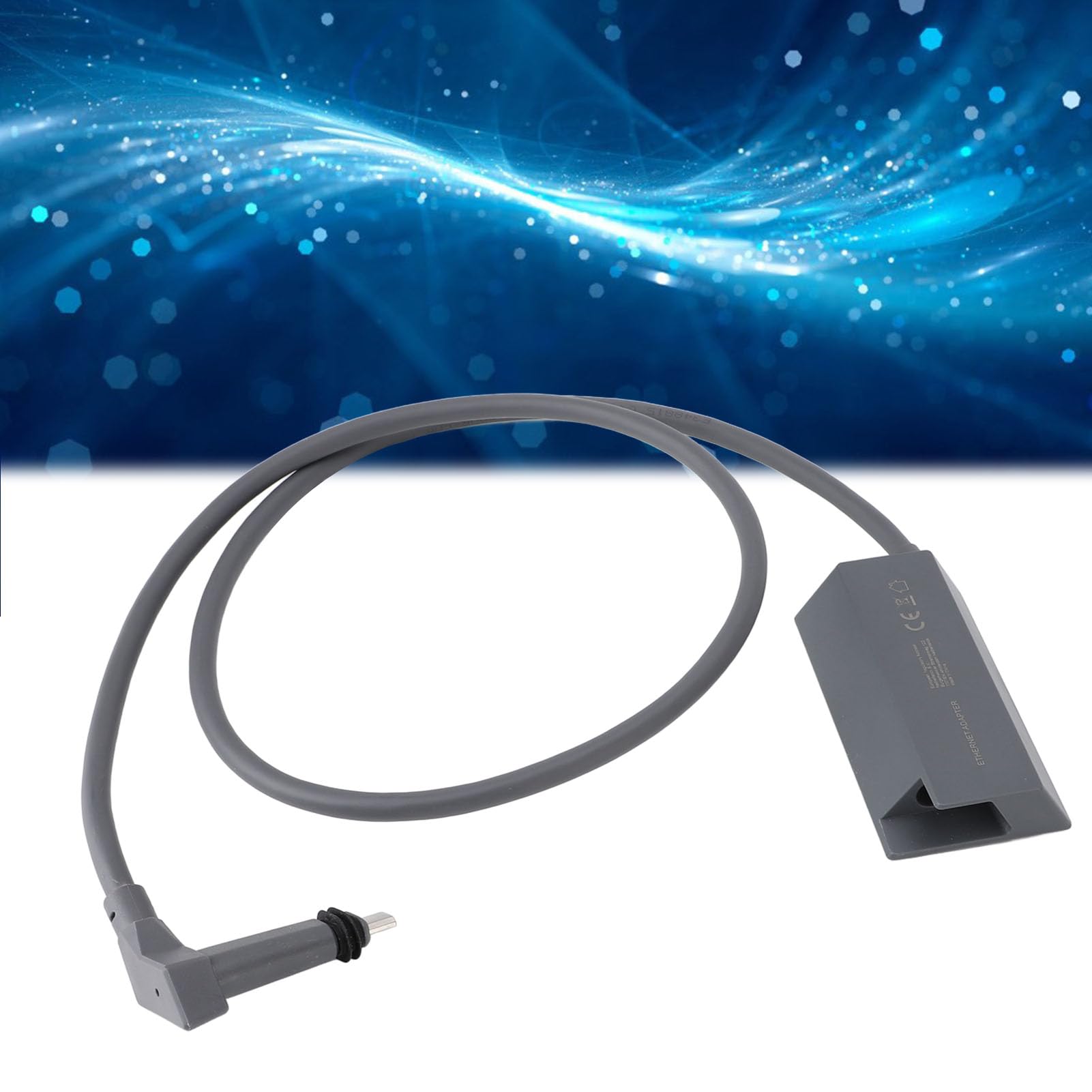Yosoo Satellite Ethernet Adapter, Ethernet Adapter for Wired External Network Compatible with Various Devices to Ensure Smooth Connection