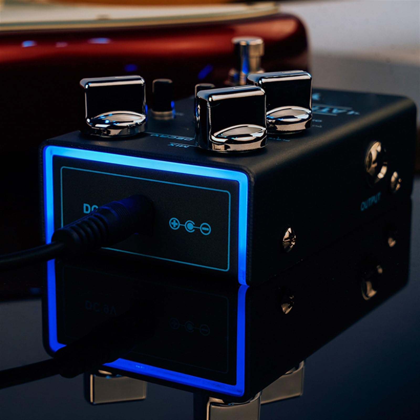 modulacyjny pedał gitarowy Pedał Pogłosu Gitary Multi Pedał Efektów Do Elektrycznej Gitary Basowej Cyfrowy Pedał Pogłosu
