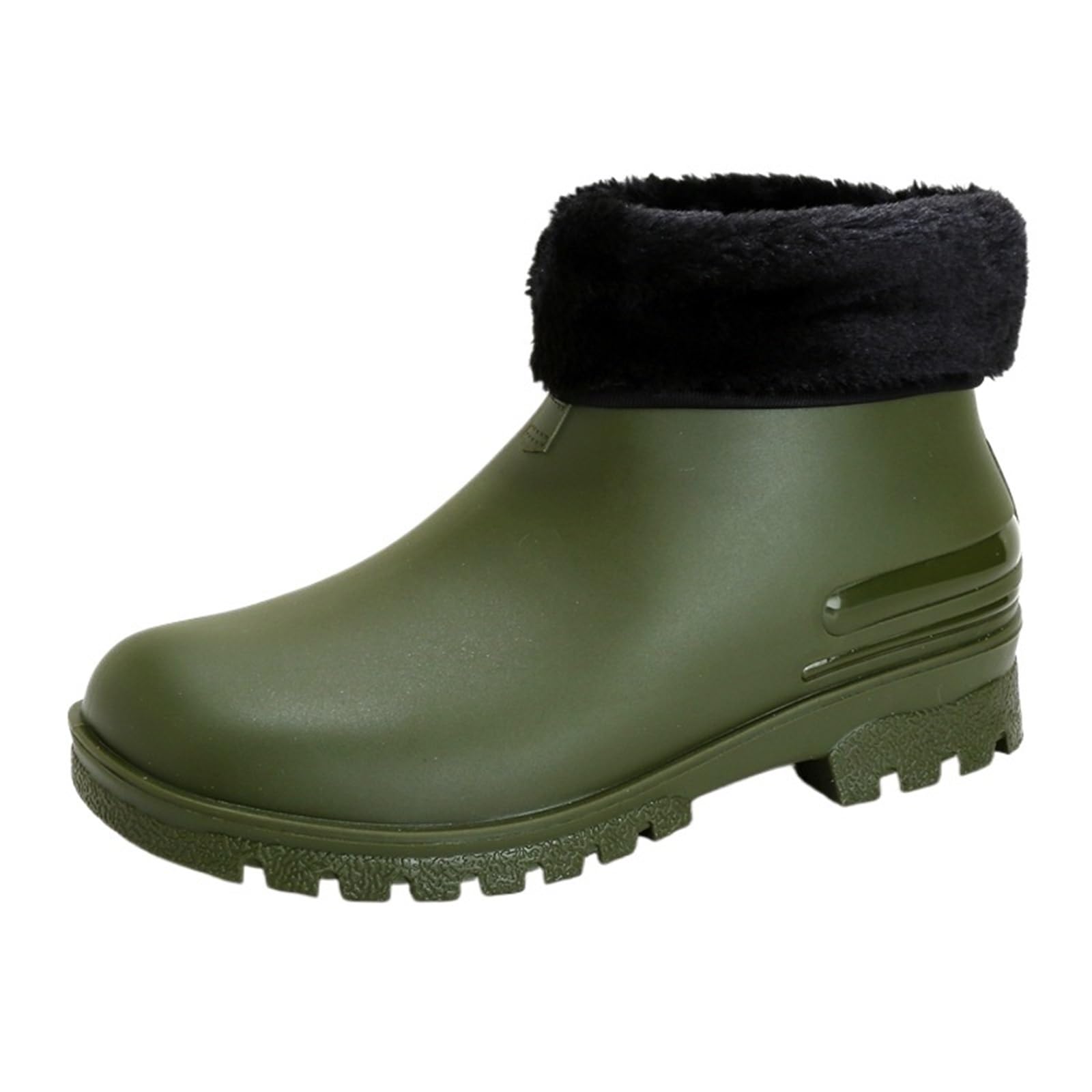 Stivali da pioggia uomo lavoro in gomma impermeabili Scarpe comode passeggio for corti Stivali da pioggia uomo