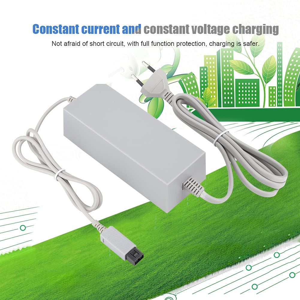 Adattatore di Alimentazione WII, per Console di Gioco Caricabatterie DC12V 3,7A Durata della Batteria 30.000 Ore Caricatori Costanti 50 60Hz US 100 240 V Carica di Corrente e