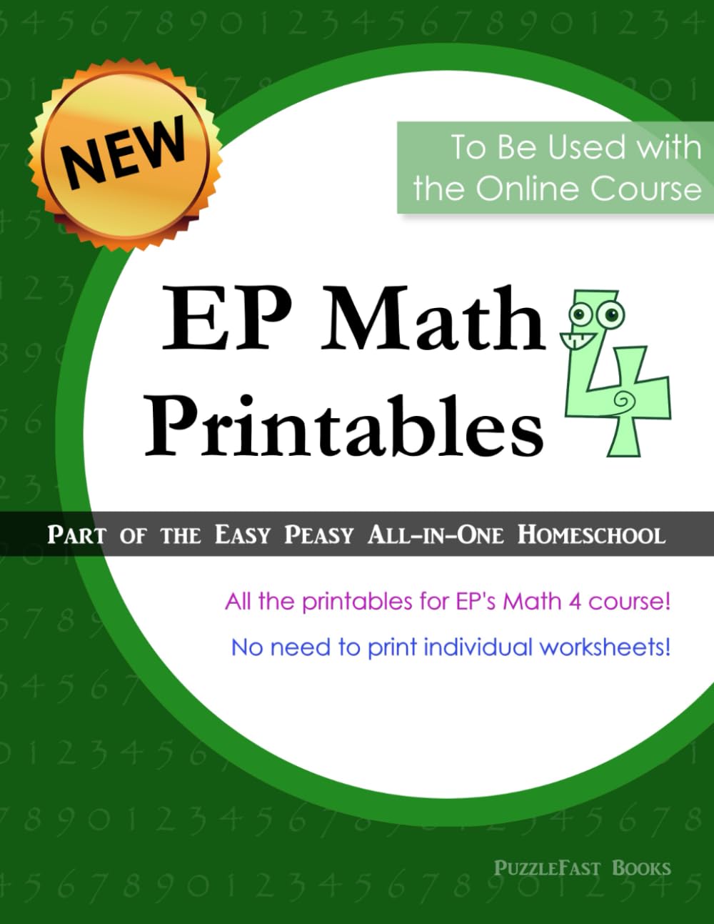 EP Math 4 Printables: Part of the Easy Peasy All-in-One Homeschool