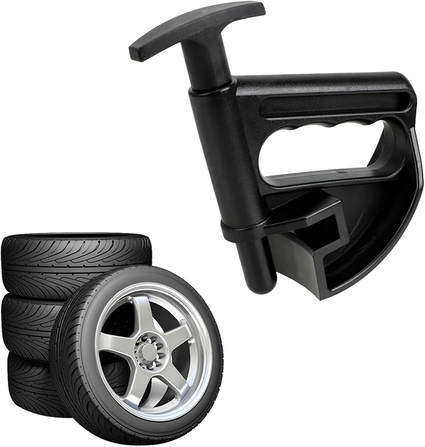 2 Pcs Car Tire Hub Changer Tool with High Strength Spring and Handle