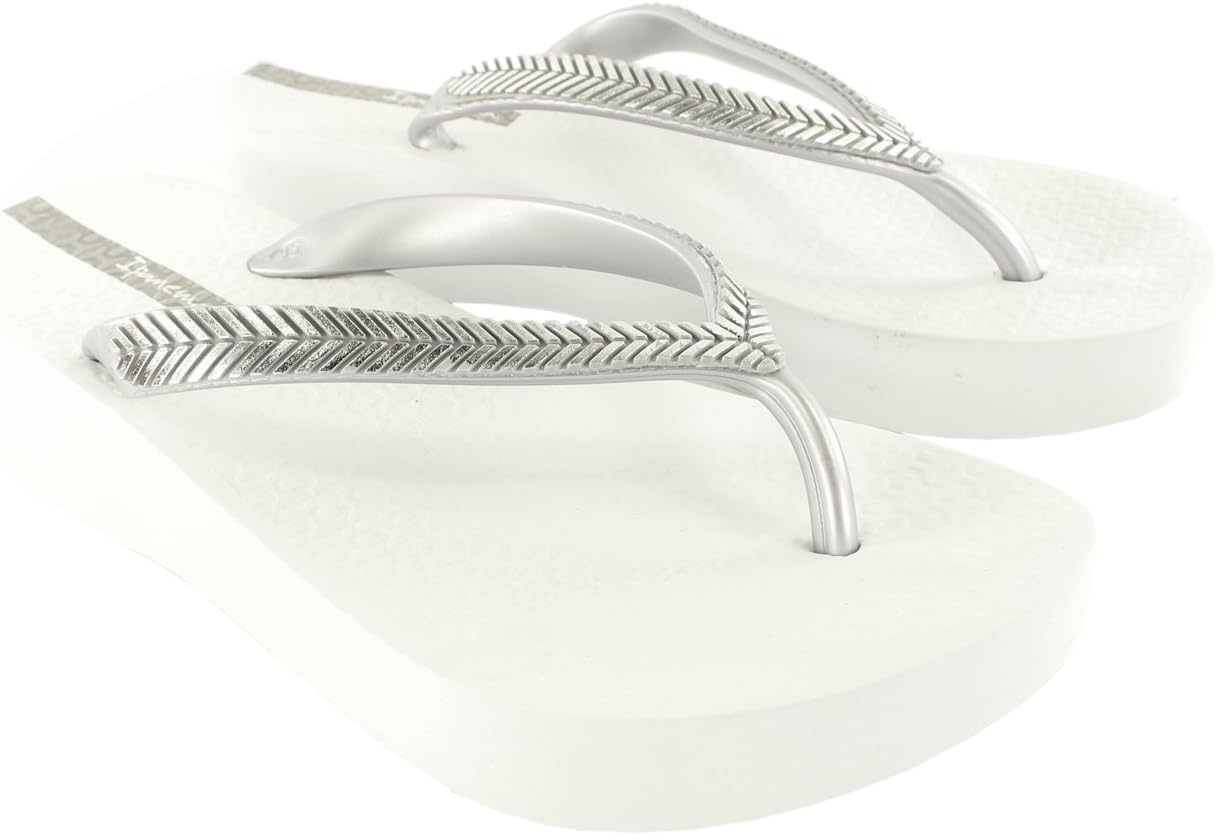 Ipanema Womens Bella Wedge Slip On Summer Beach Holiday Flip Flop Sandal - 10 - White