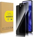 2 Protecteur d'écran de confidentialité Pack pour Motorola Moto G 2025 [Verre trempé anti-spy], Ultra HD, Anti-rayure, sans bulles, installation facile 9H Verre de protection pour Moto G 2025