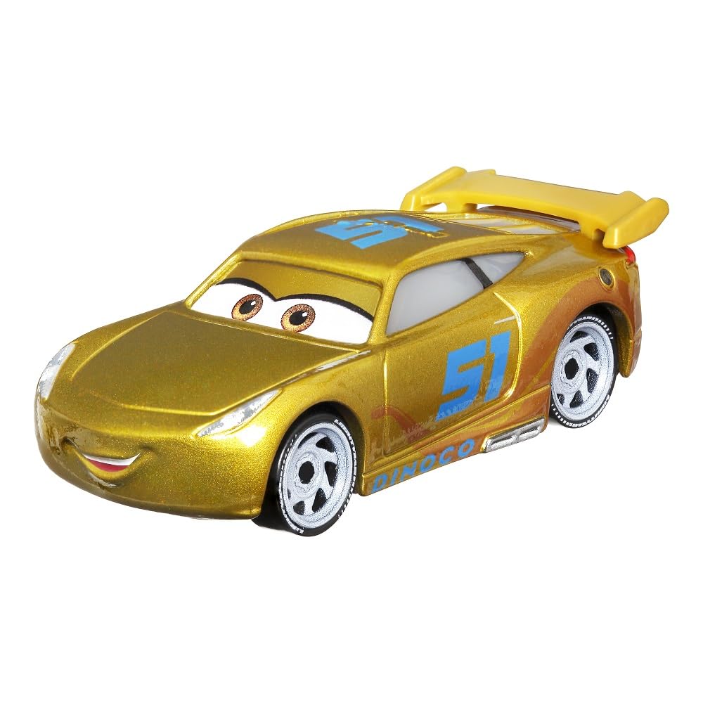 Mattel Selection Vehicles Racing Style | Disney Cars | Die Cast 1:55 Car, Type: Cruz Ramirez Racing Center, (CDXV59)