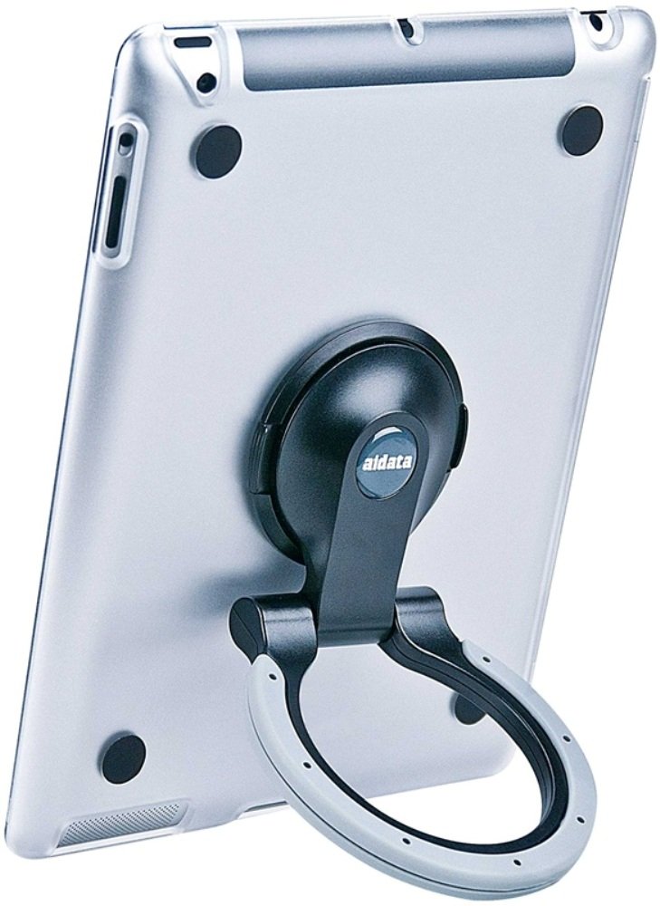 AidataISP502CBG iPad Stand Finish: Clear/black