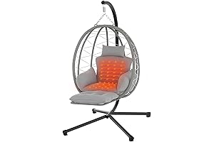 Luxury Outdoor Hanging Egg Chair with Stand