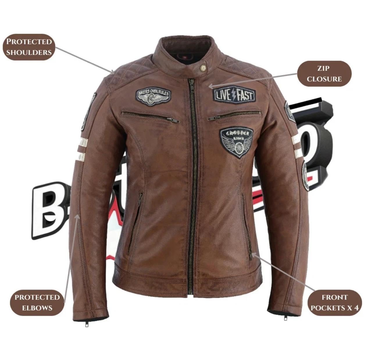 Bstar Kurtka Motocyklowa Męska Skórzana Kurtka Motocyklowa Kurtka Turystyczna Kurtka Odznaki Ochrona Wiatru Sprzęt Ochrona Ciała Lato Zima