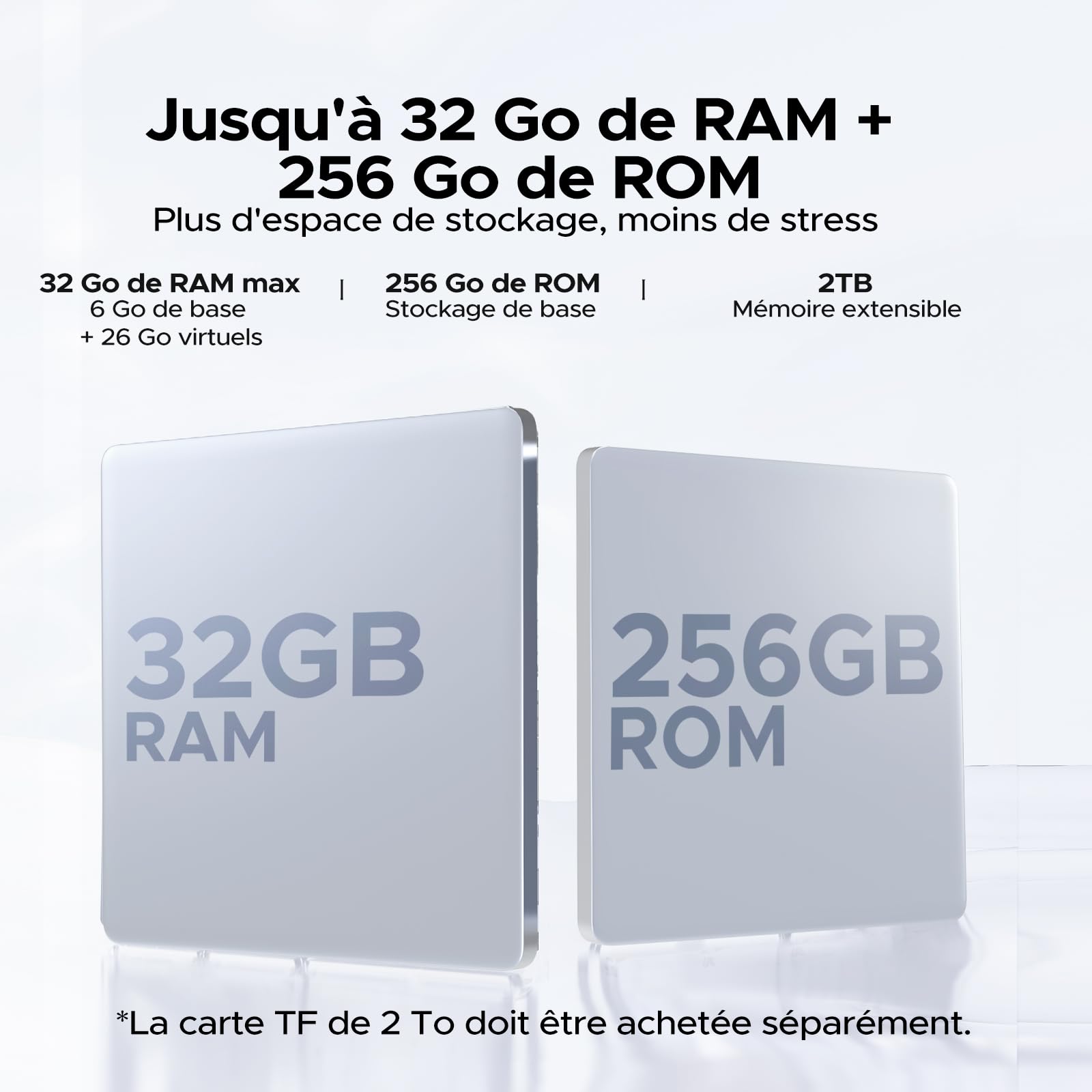 U13 Tablette 13 Pouces, Tablette Android 16 Écran FHD+ 90Hz,32Go RAM + 256Go ROM (Ex to 2To), Unisoc T7280, 11000mAh Batterie, 18W Charge Rapide, WiFi 5, Widevine L1,GPS,Face ID/3.5mm