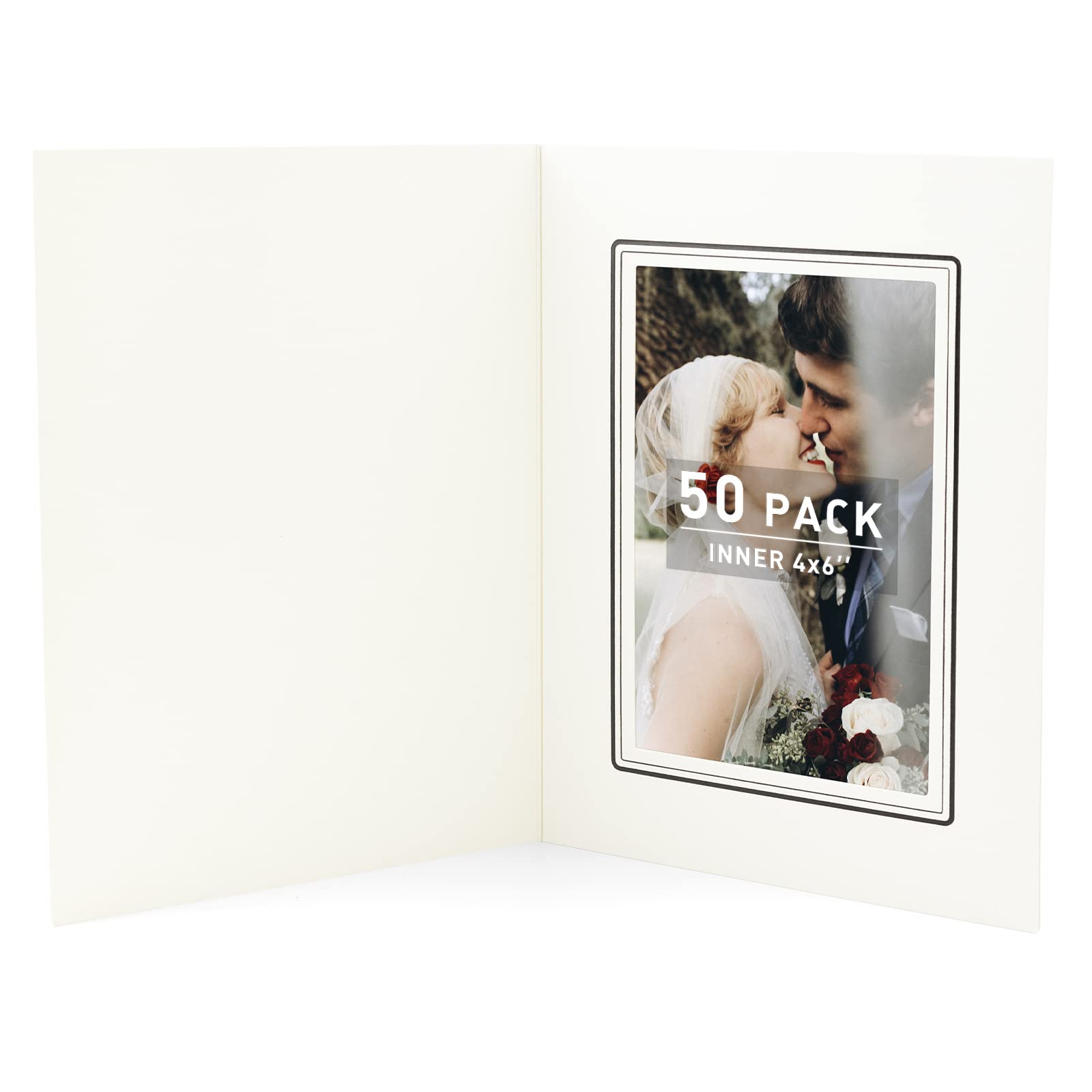 Amazon.co.jp: Golden State Art 4x6 写真フォルダー サイドスリップ
