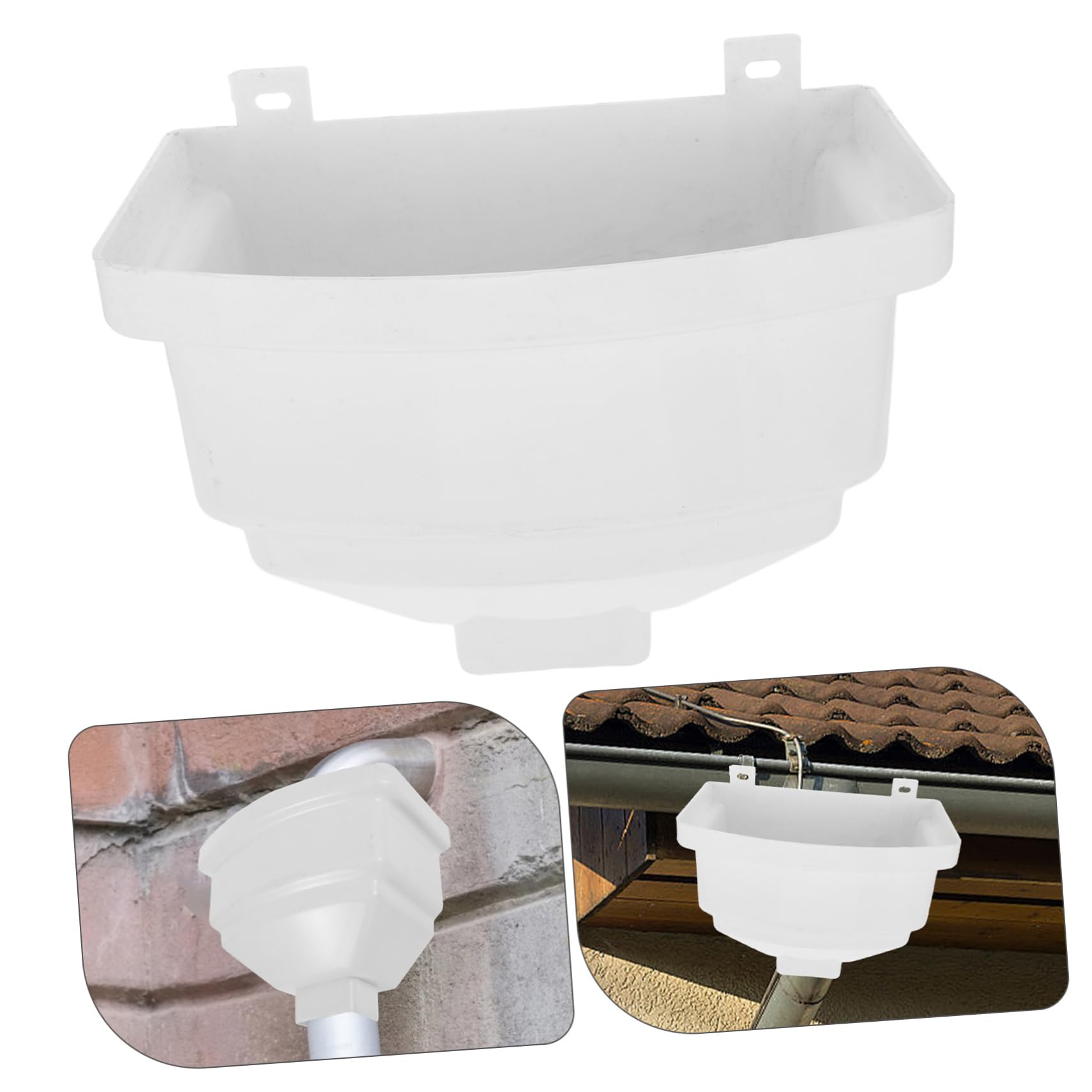 SHINEOFI Cubo De Lluvia Conector De Bajante Adaptador De Canalón para Drenaje De Agua De Lluvia Casa De