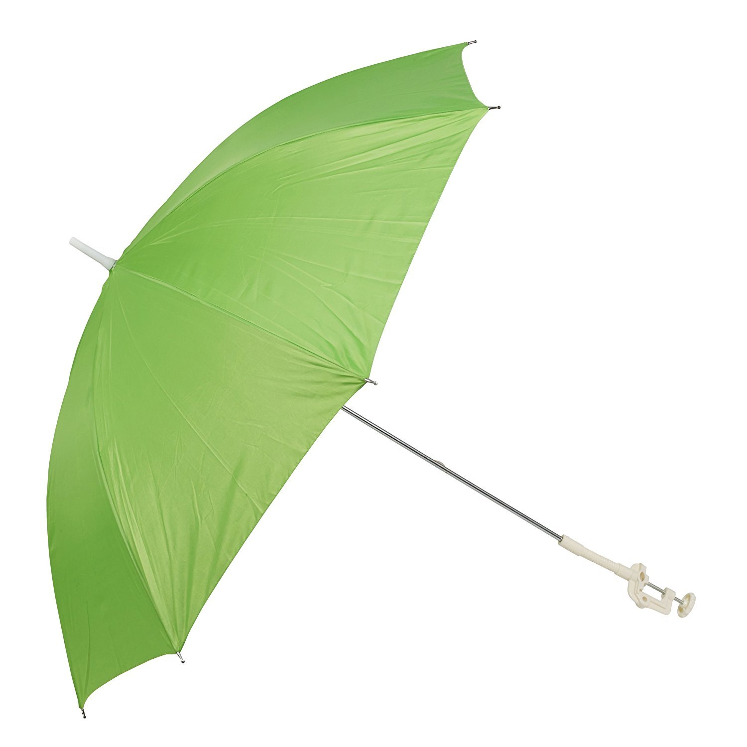 Panorama Gifts Green Portable Deck Chair Umbrella Lightweight Balcony Parasol + Clamp On Screw (Green)