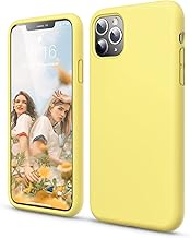 GOODVISH Cover for iPhone 11 Pro Max, Soft Silicone Case with Microfibre Lining, Protective Shockproof Non-Slip Designed for iPhone 11 Pro Max Case 6.5 '', Yellow