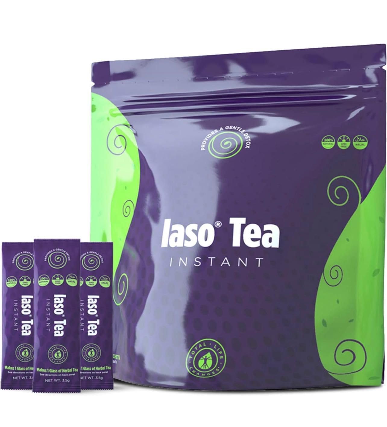 TLC IASO Herbal Tea - Manufacturing Date on Top Part of The Pack Means Month/Year - 25 Count (Pack of 2)