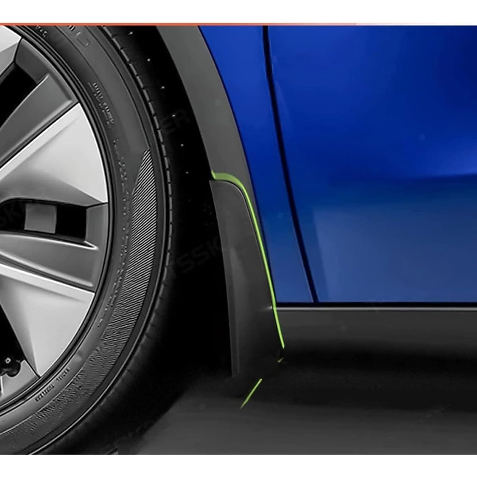 Lot de 4 bavettes garde-boue de voiture sans perçage compatibles avec Land Rover Defender 90/110 2020-2025 - Imperméables et anti-rayures - Accessoires extérieurs de voiture