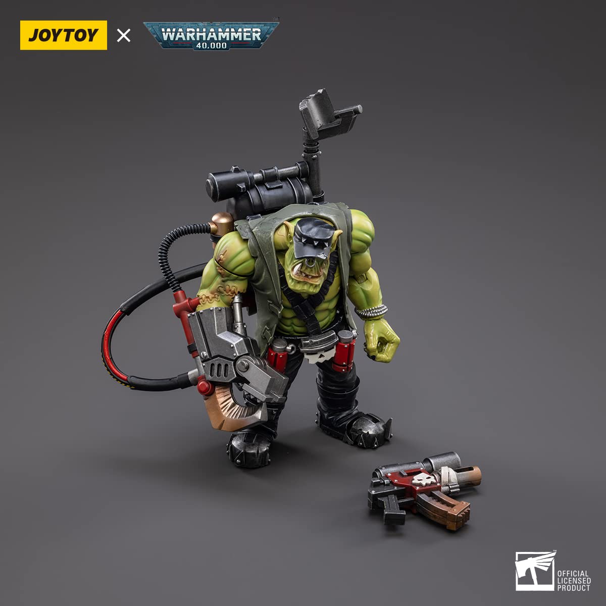 Amazon.com: JOYTOY 1/18 Warhammer 40K Ork Kommandos Nob Nazbog