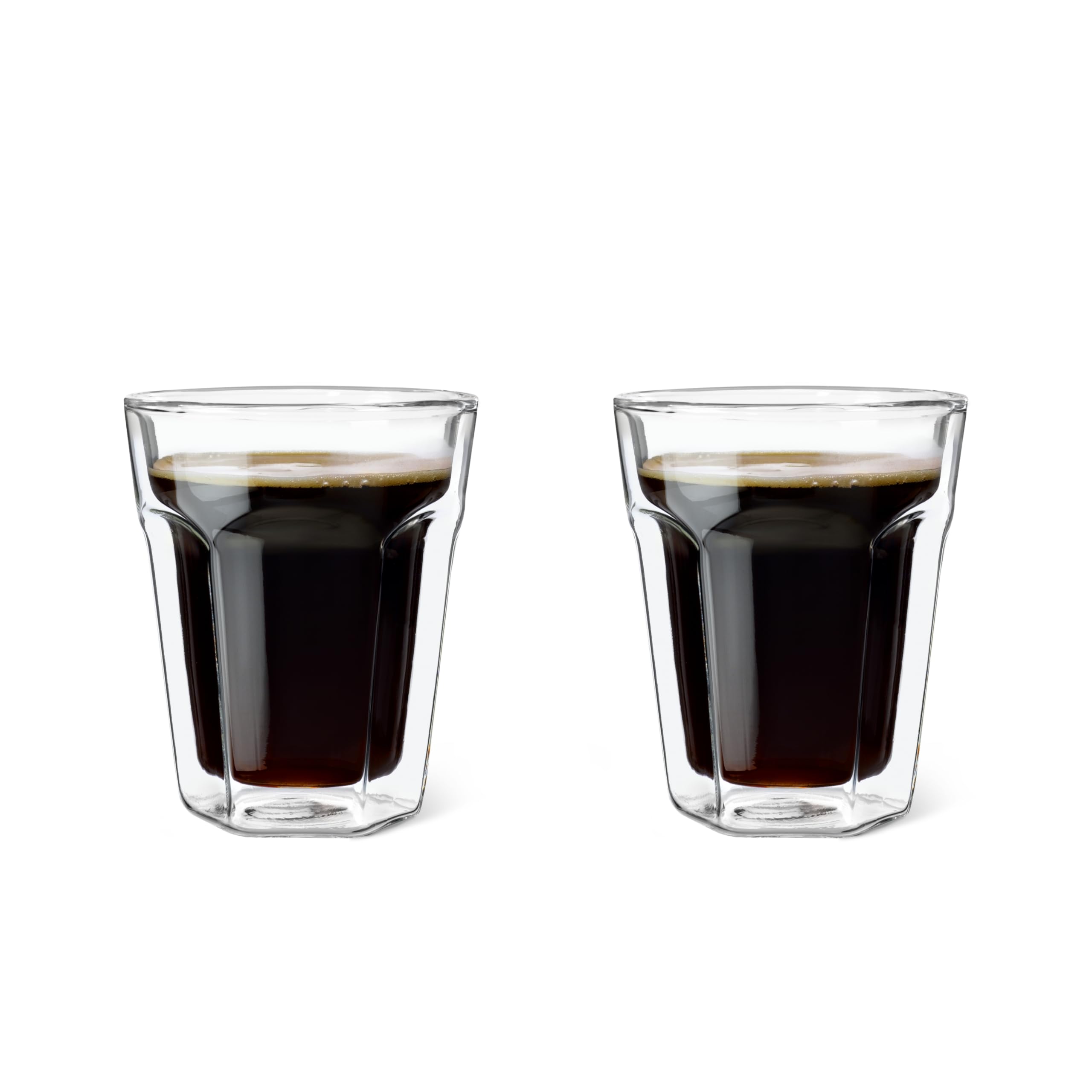 LEOPOLD Vaso doble pared vidrio Café, 2 piezas, Sonstige