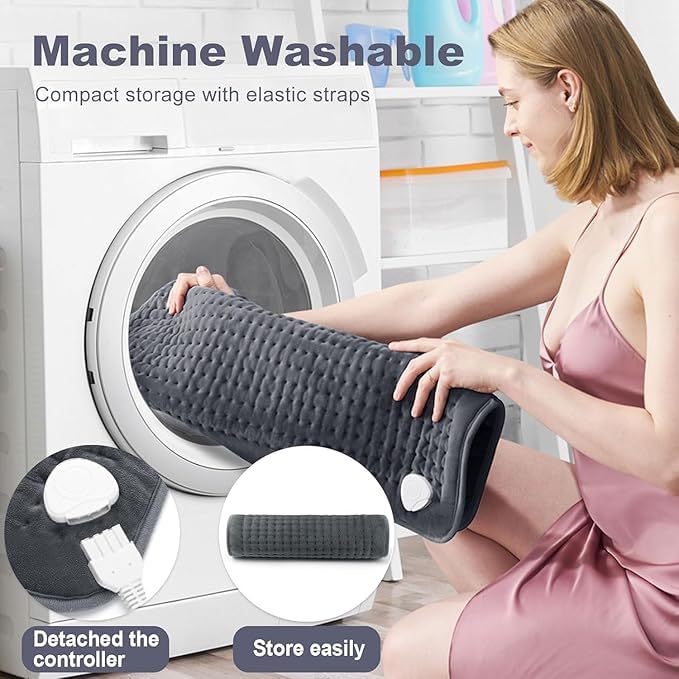 Image of Orthopaedic Electric Heating Pad | Pain Relief Heating Belt with Temperature Controller for Lower Back, Knee, Shoulder, Cramps, and Neck | Back Pain Relief