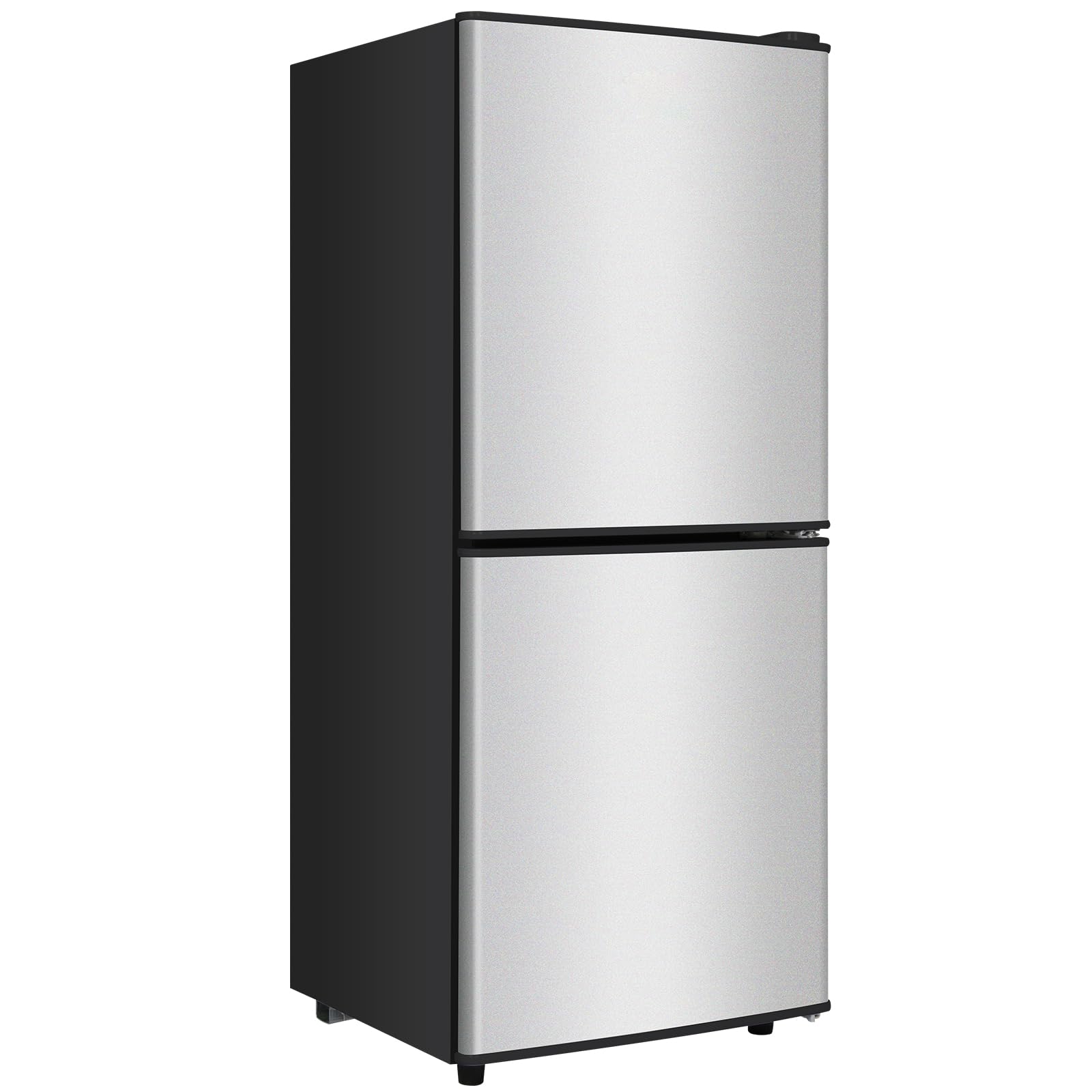AXUTL Small Refrigerator with Freezer Mini Fridge 4.0 Cu.ft Compact Small for Bedroom Dorm RV Apartment 2-Door Design Silver… on Fridge.com