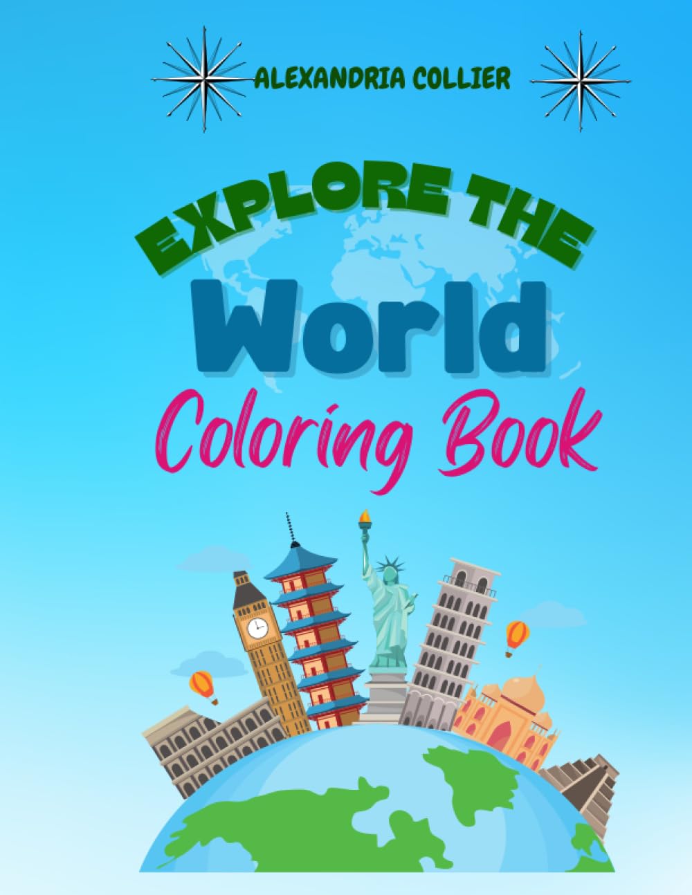 Explore the World Coloring Book