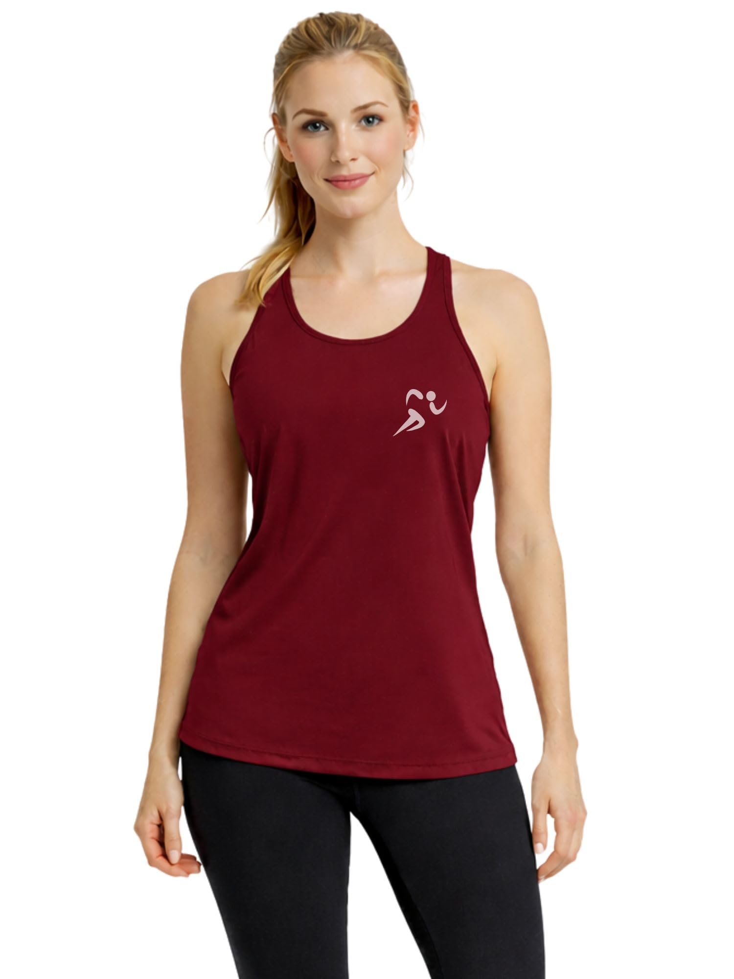 Women’s Racerback Gym Vest – Tank Top | Breathable Workout & Running Activewear-Running Club-image-14