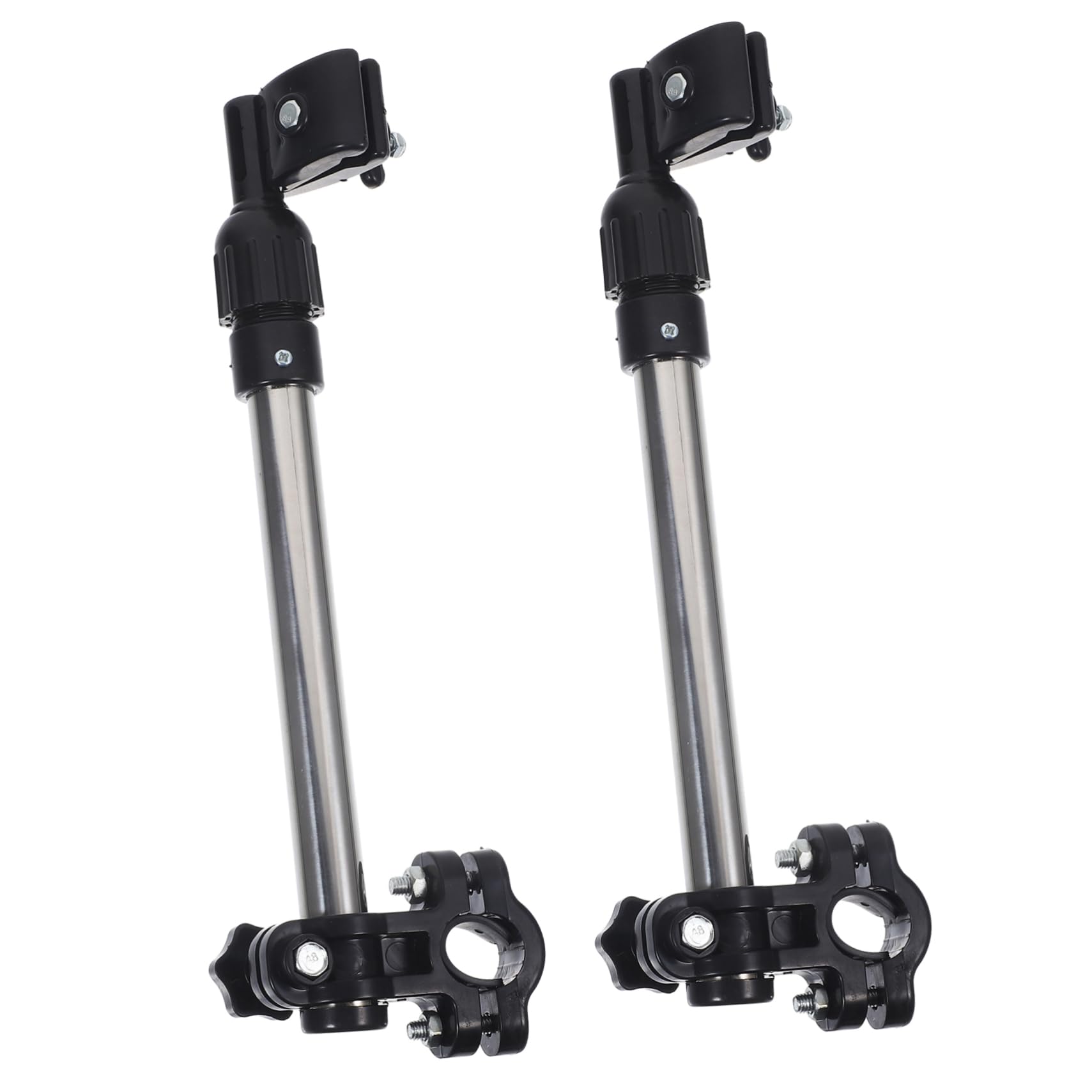 Sosoport 2pcs Umbrella Holder Adjustable Bike Umbrella Mount Stand Umbrella bar Connector Foldable Mount Stand for Bike Hard Tube Foldable Umbrella Pendant Umbrella Pole Fixture