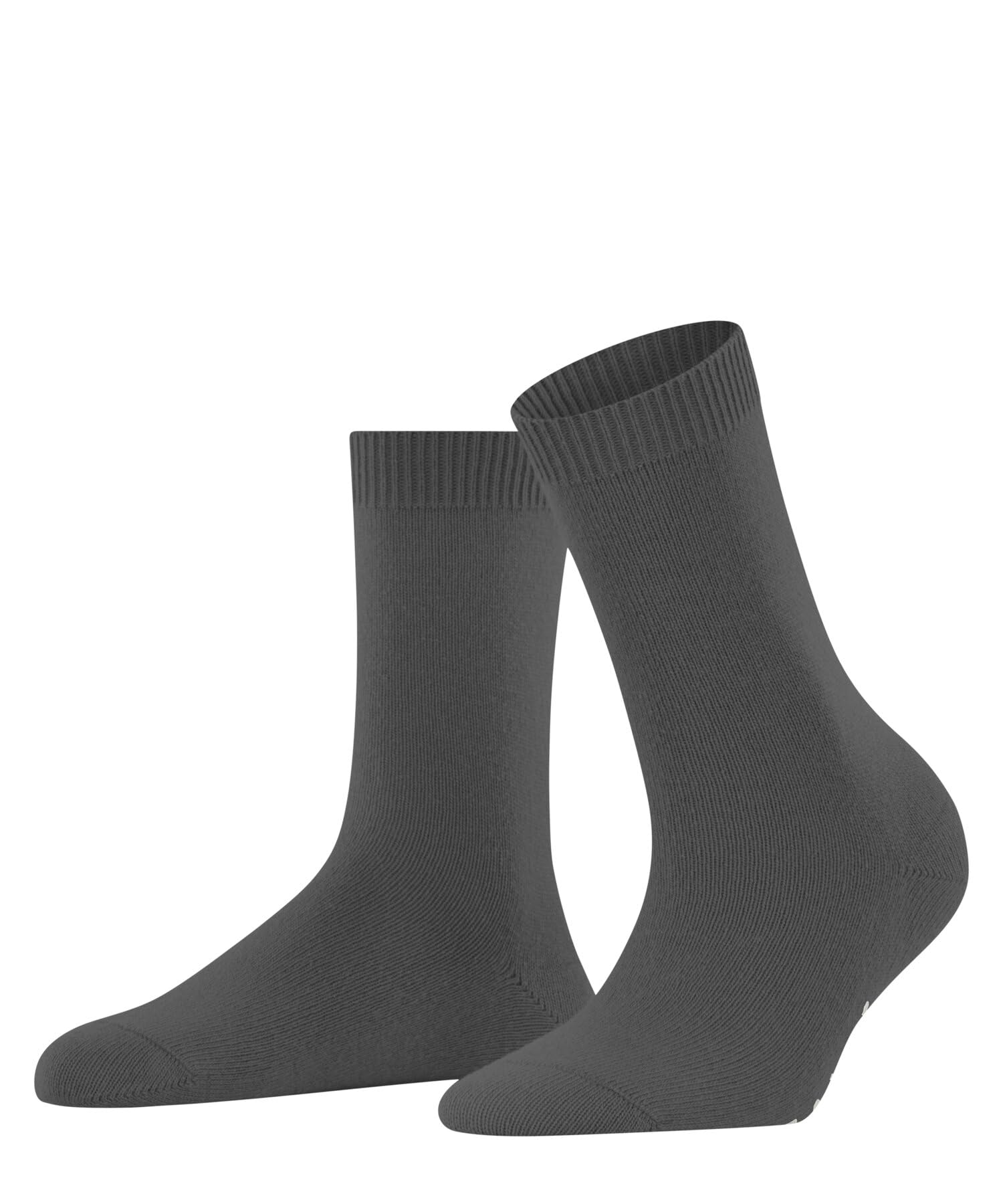 FALKE Women's Cosy Wool W So Viscose Cashmere Plain 1 Pair Socks, Grey Flanell 3210, 5.5-8
