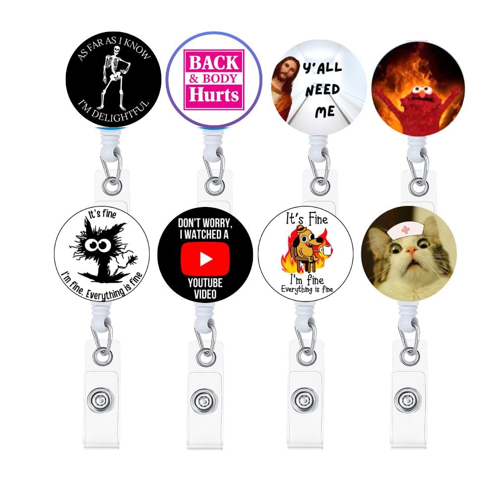 Clip Uniforme Soignant Lot 2 Porte-Ciseaux Infirmière + Porte-Carte + Breloque - Accessoires Médicaux Pratiques Accessoires Infirmières Pratiques