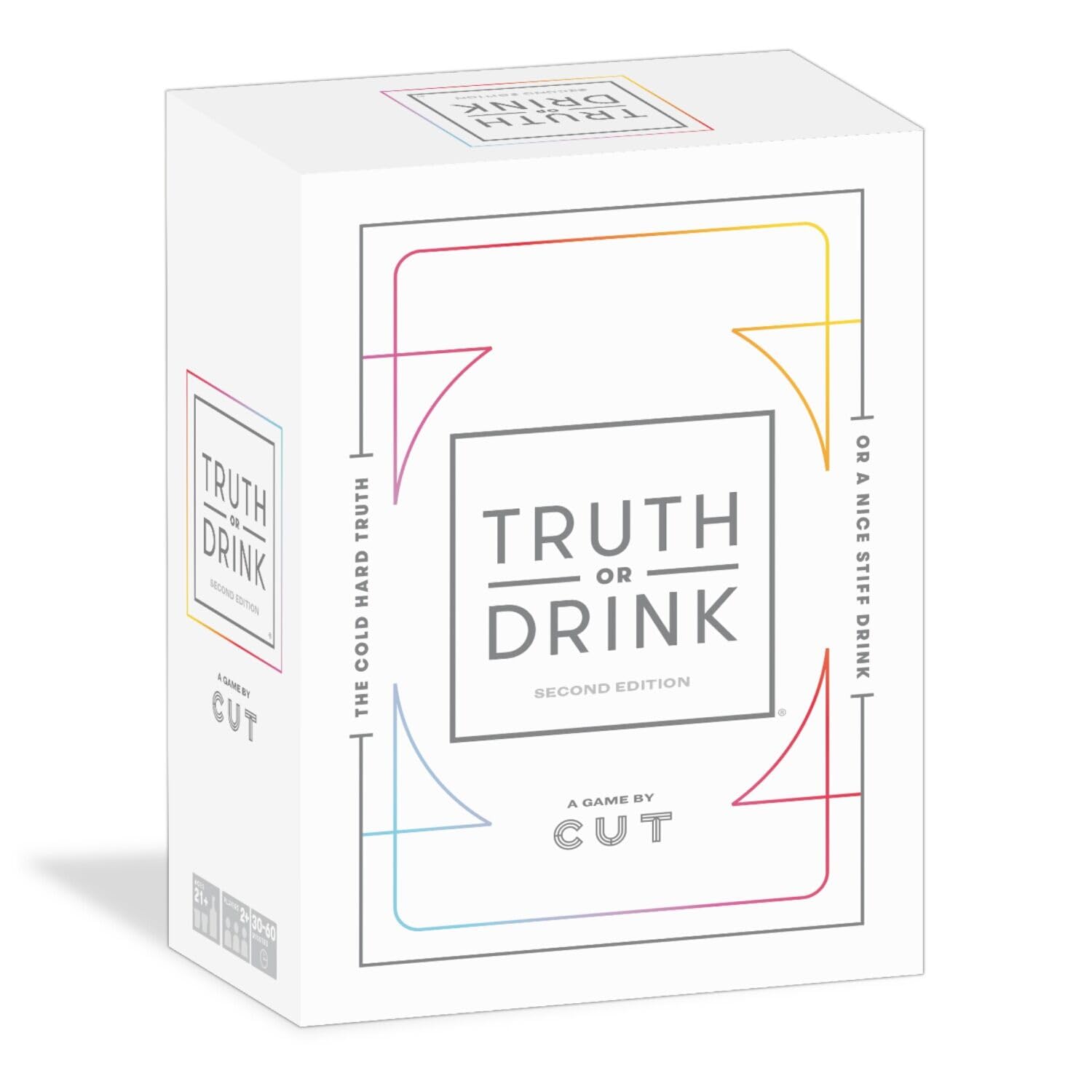 HUCH! Truth or Drink German Funny Party Game for Adults The Ultimate Drinking Game Truth or Dare Game with Humour Drinking Games Party Games from 18 Years from Happy Hour to Extra Dirty