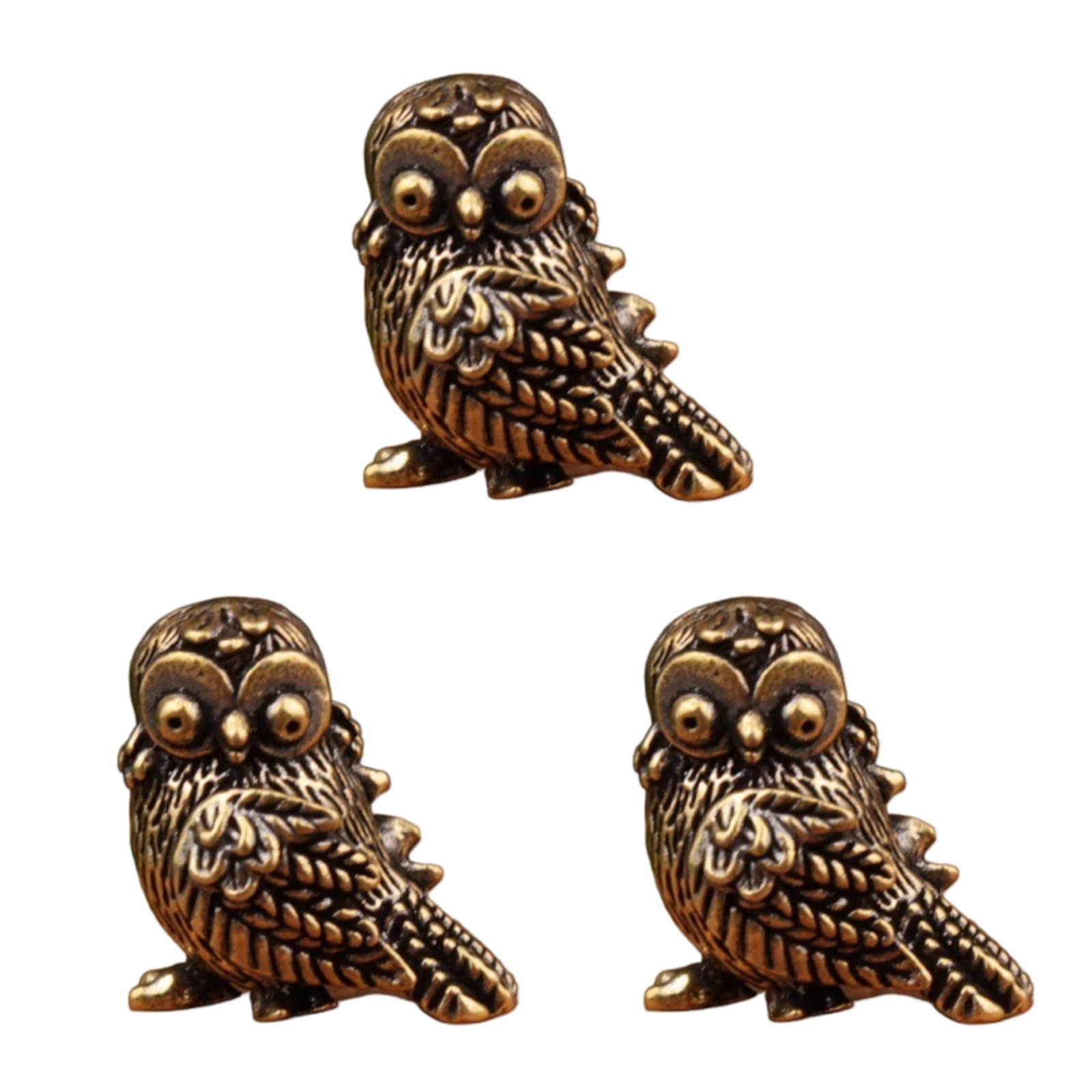 Msioytog Owl Statues Animal Sculptures Table Centerpieces Home Decor Collectibles Bird Figurines Sculptures