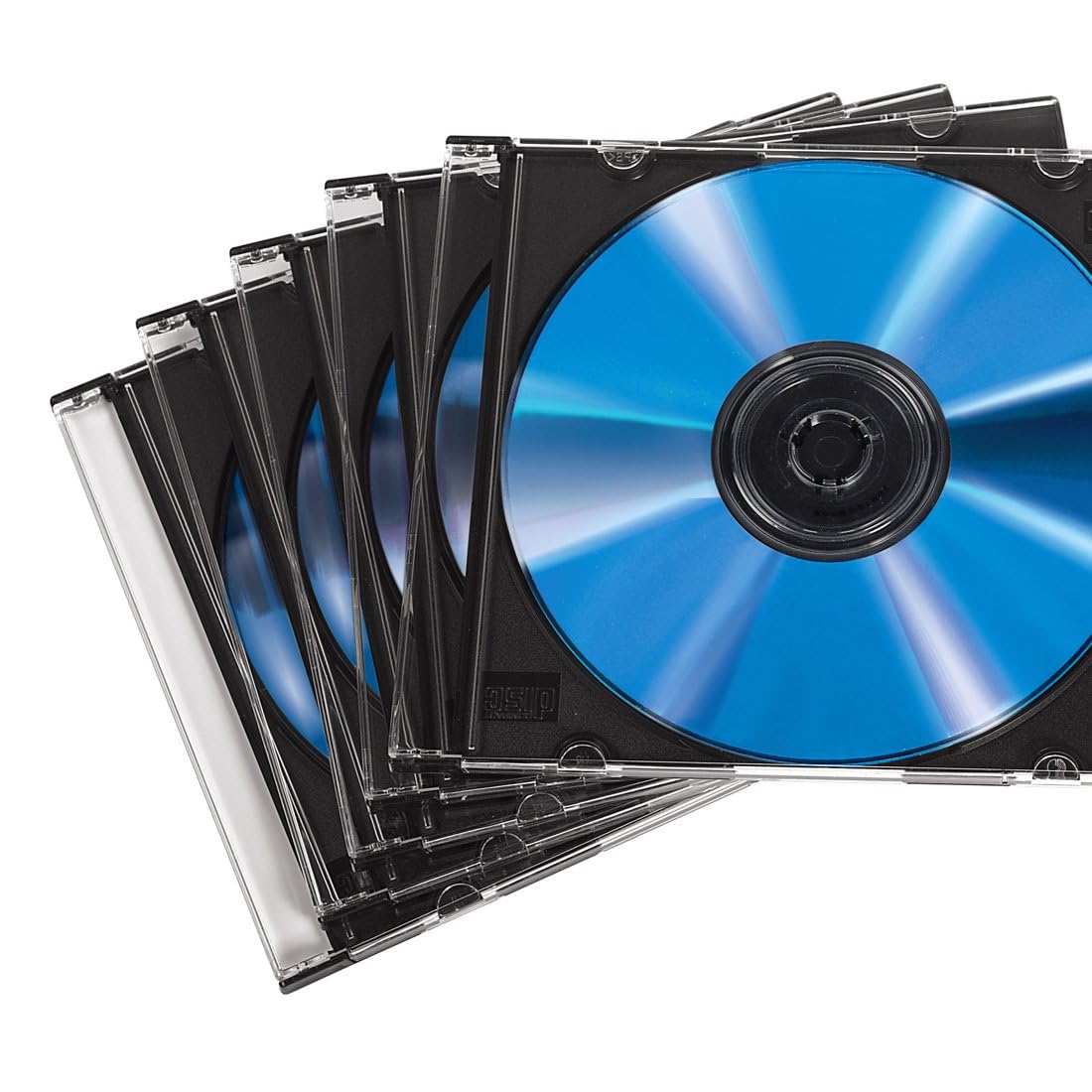 HAMA ZESTAW PUDEŁKO SLIM NA PŁYTY DVD 50 SZTUK CZARNE