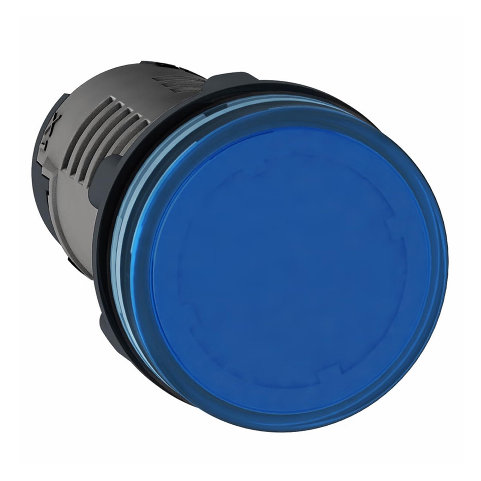 Pulsador modular XA2EVB6LC azul con luz indicadora Schneider 24V CA CC 2
