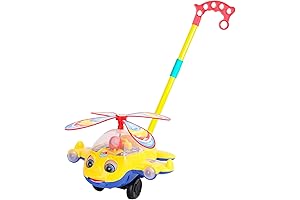 HELLORSO 23x22x16 Cm Kids Activity Push Puppet