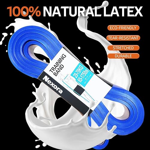 Miniatura 4 de Nexora Juego de bandas de resistencia, bandas de entrenamiento, bandas de ejercicio, bandas elásticas para ejercicio, bandas elásticas para terapia