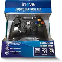 Controle para Xbox 360 Inova sem fio Wireless - Preto