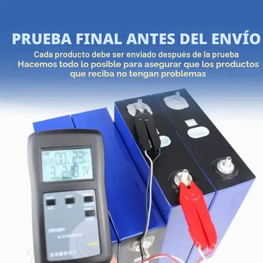 Batería de iones de litio prismática de 11000 ciclos de 310 Ah de 3,2 V 310 Ah Lifepo4 para batería de 12 V y 48 V