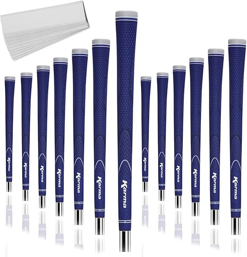 Miniatura 5 de Karma Neion II - Juego de agarres de golf de repuesto, de goma antideslizante de colores vibrantes para hombres y mujeres, elige individual, 9, 13,