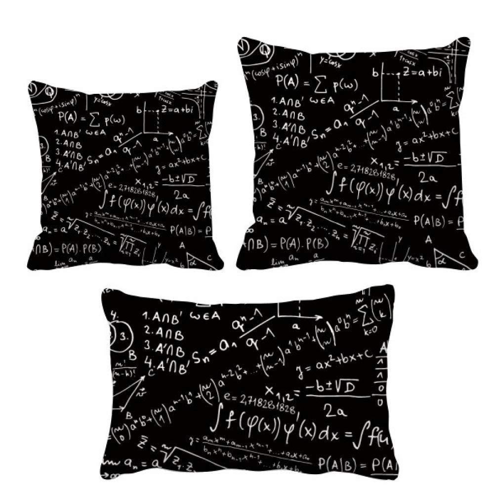 Parure de coussin calculus pour décorer un bureau d'étudiant ou de chercheur