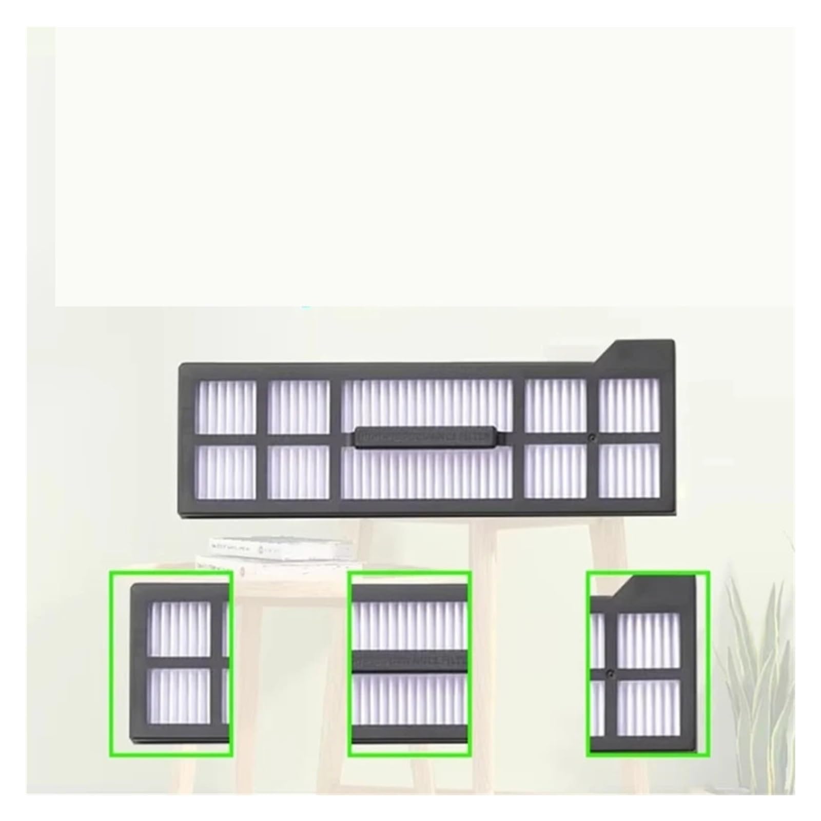Compatible con Robot aspirador Eufy X10 Pro Omni, cepillo lateral principal, paño de mopa, filtro Hepa, bolsa de polvo, accesorios, piezas de repuesto(Dark Khaki)