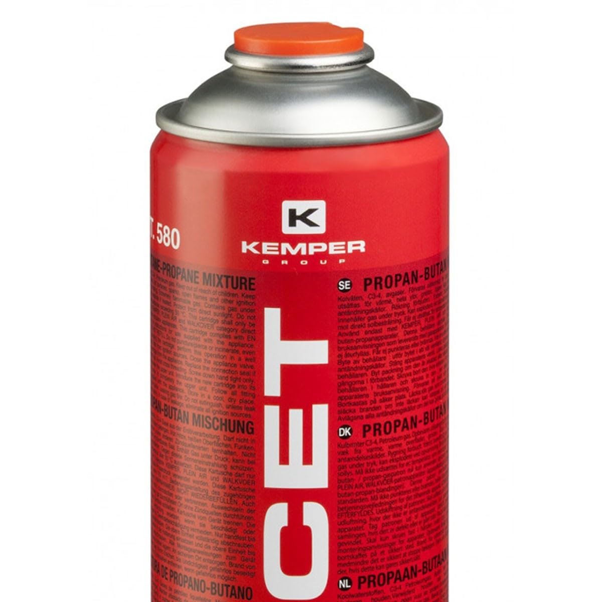 Kemper 3 Cartouches de gaz Propane 330g NOVACET 600ml Valve 7/16
