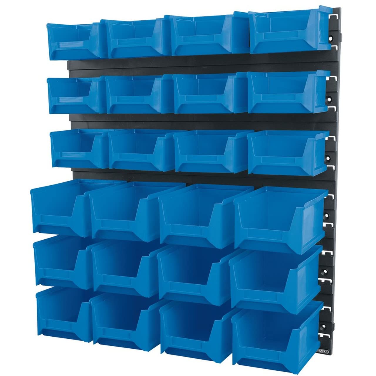 Draper 6798 24 Bin Wall Storage Unit, Small/Medium Bins Dr-06798