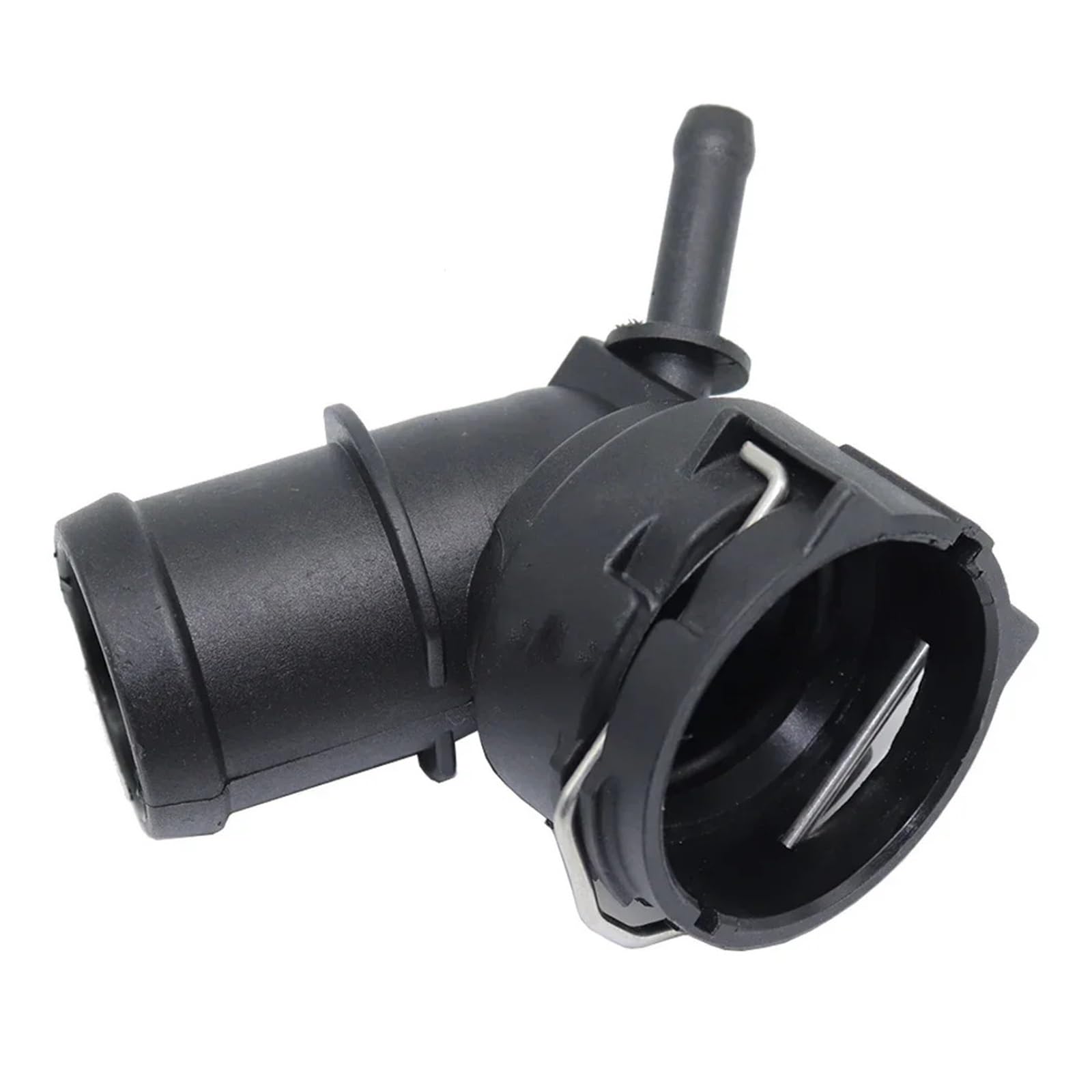 LUOWEINA Upper Radiator Coolant Flange Hose Pipe Connector, Fit for VW, Fit for Jetta, A5 A6 2006-2017