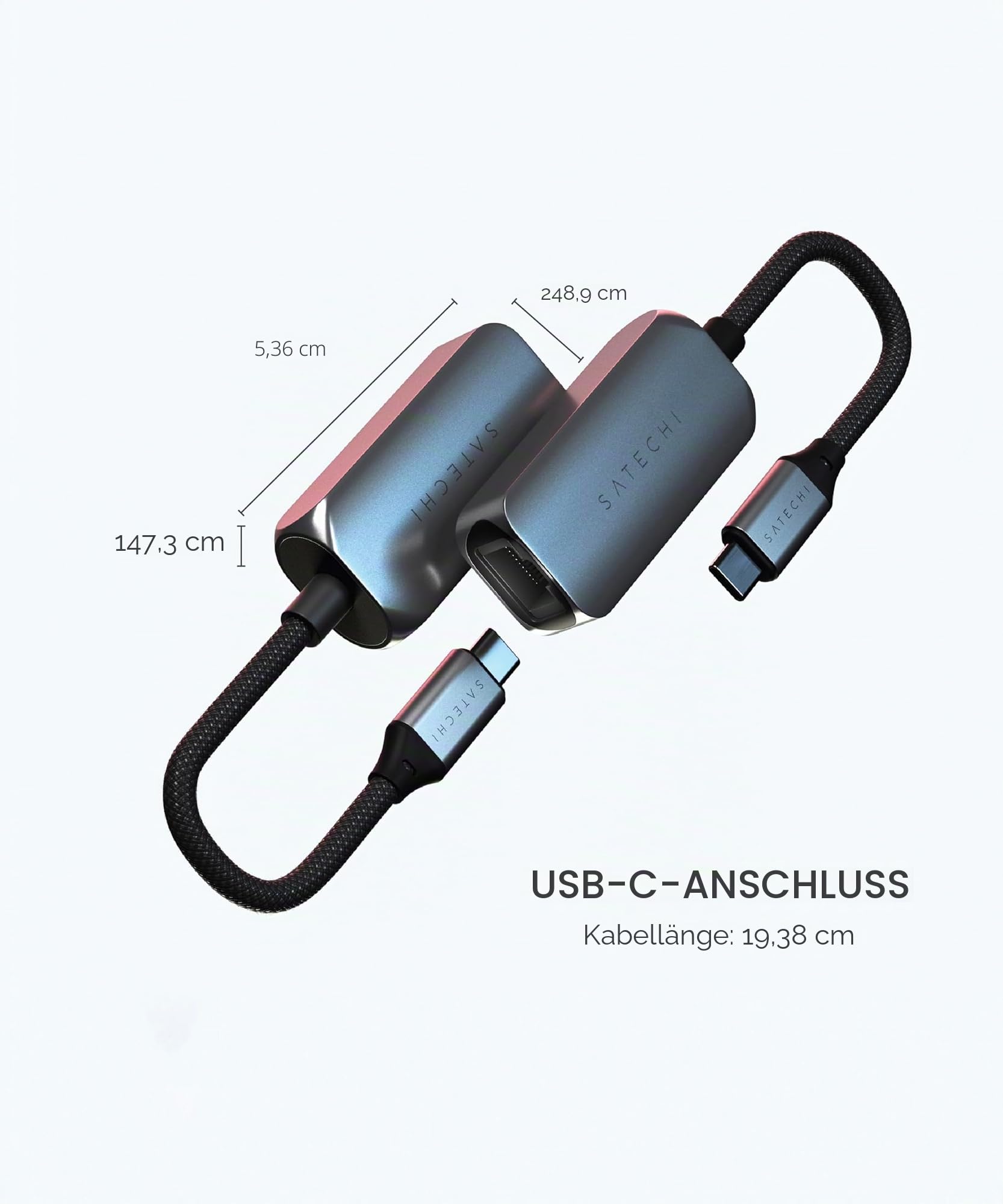 SATECHI USB-C auf 2,5 Gbit/s-Ethernet-Adapter