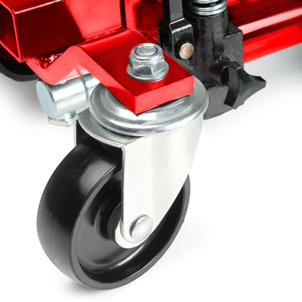 Par de Portacoches Hidraulicos Para mover coches, Gatos elevadores para Coches Ayuda a maniobras Garajes Talleres mecánicos, 680kg individual = 1360kg por par