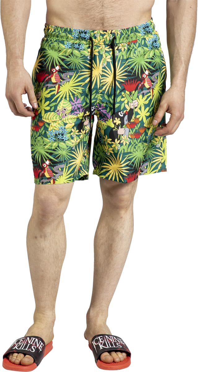 Tropical Männer Badeshort Multicolor