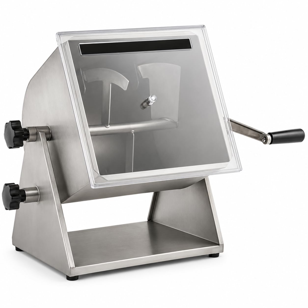 Manual Meat Mixer by Glownary – Regular, 44.0 pounds, Metal, Silver, Model Bsmm-44t