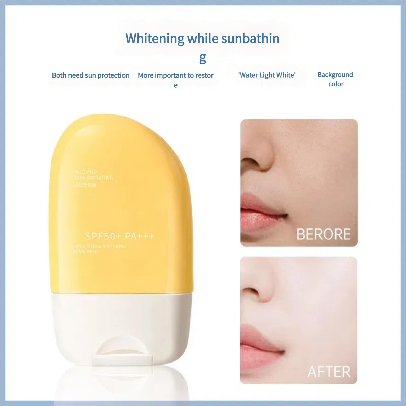 Brightening Sunscreen SPF50+ PA+++, White, 50 ml (Pack of 1) - Image 2