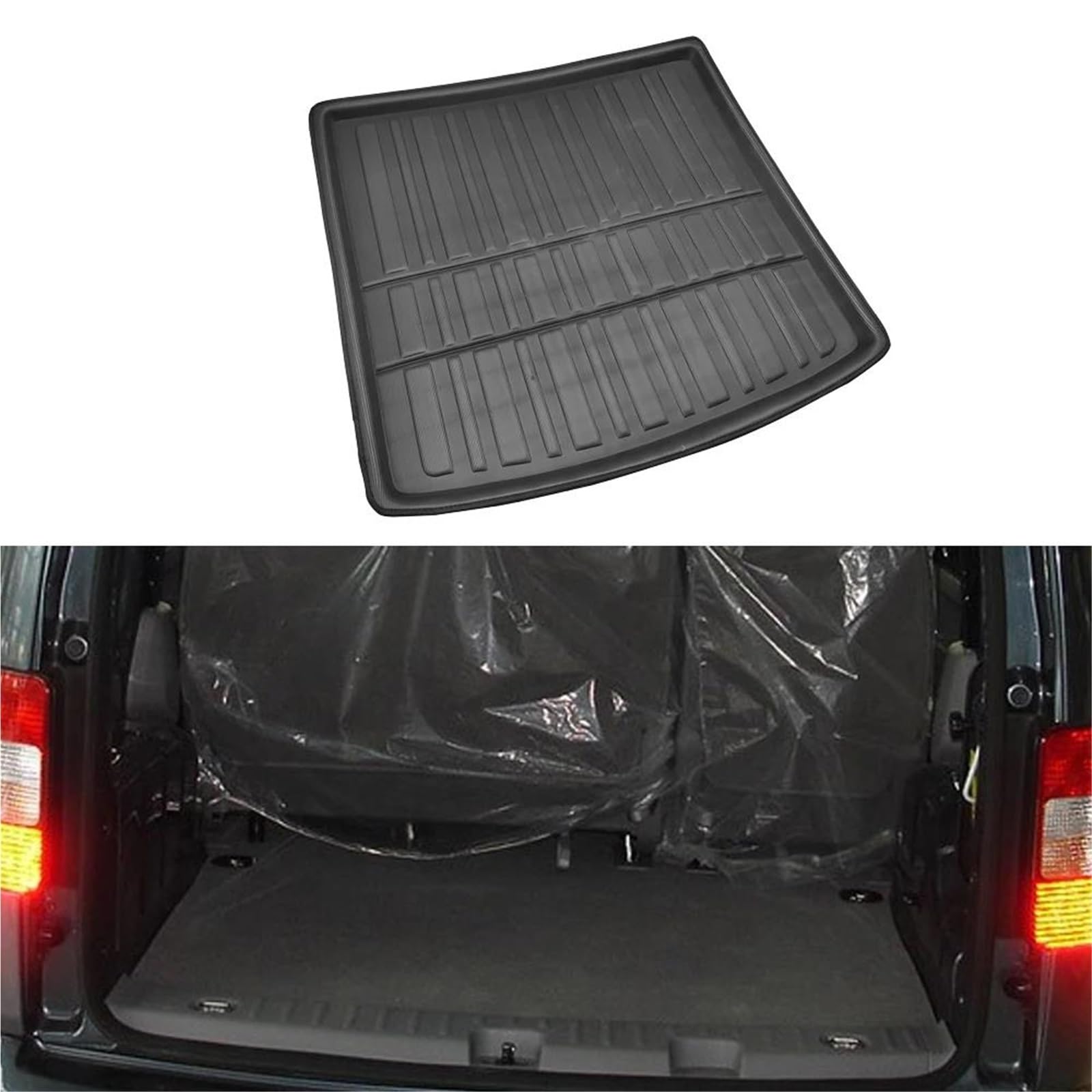 Tapis De Coffre De Voiture Imperméable Et Antidérapant pour Caddy (2003-2020)