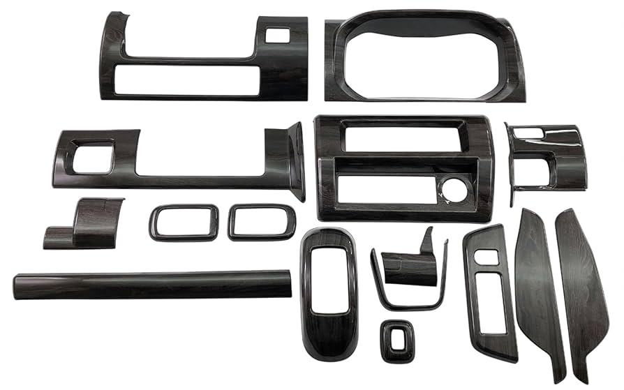 ハイゼットジャンボ　ＥＬメーターパネル　エアコンパネル　2点セット　ブラック Amazon.co.jp: ファクトリーダイレクト ELメーターパネル el