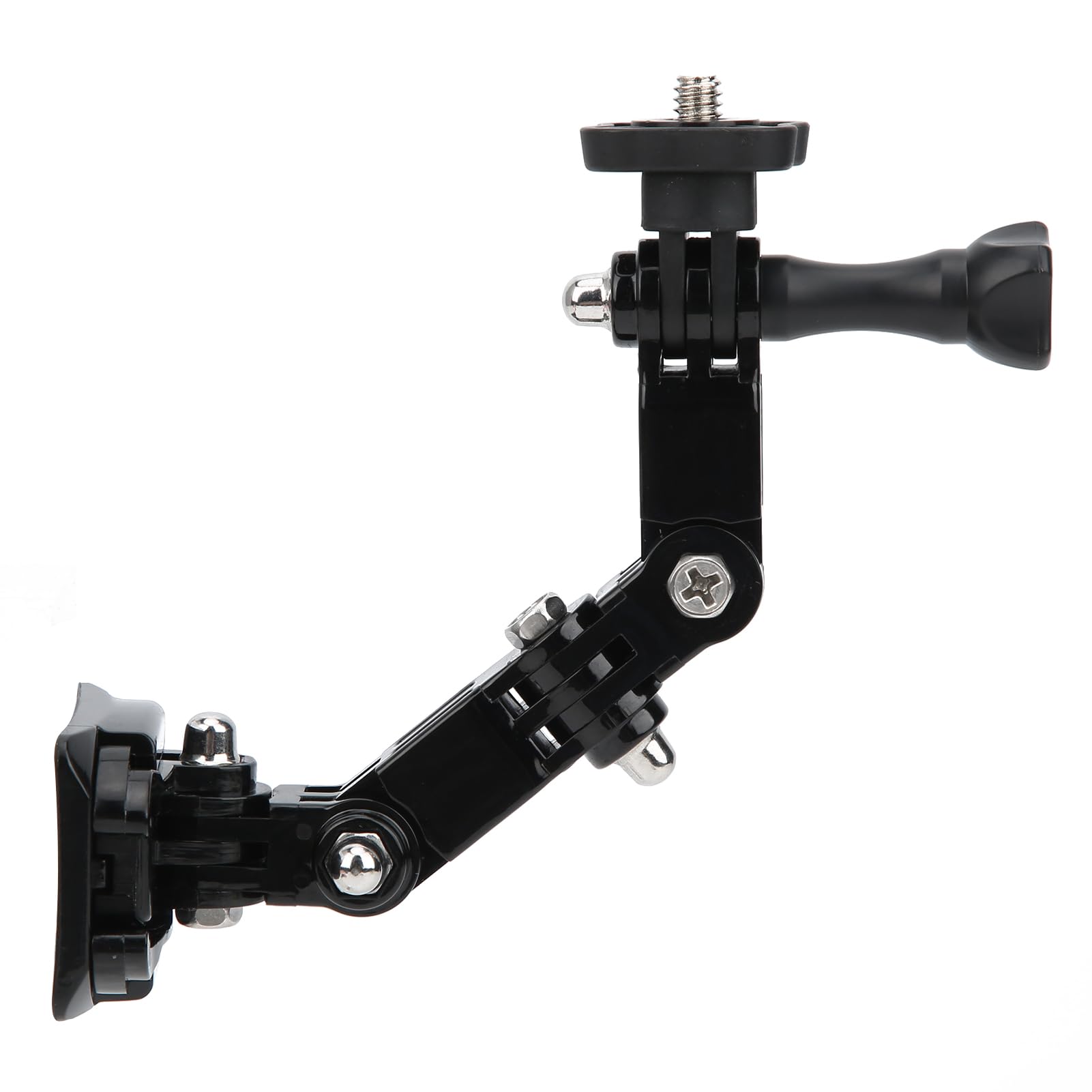 Juego de Soporte para Cámara de Casco de Motocicleta, Soporte Universal para Cámara de Movimiento, Kit de Accesorios para Casco de Montar, para Motocicletas de esquí, Color Negro